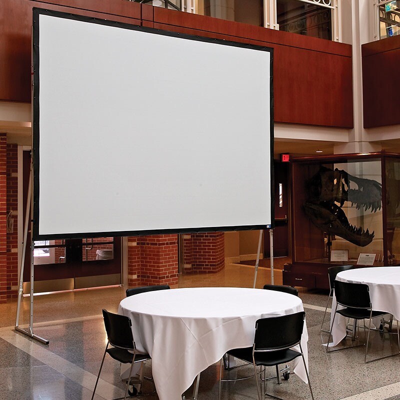 DRAPER 241007 - UFS 54x74 COMPLETE SCREEN SYSTEM - FRONT PROJECTION - T-LEGS