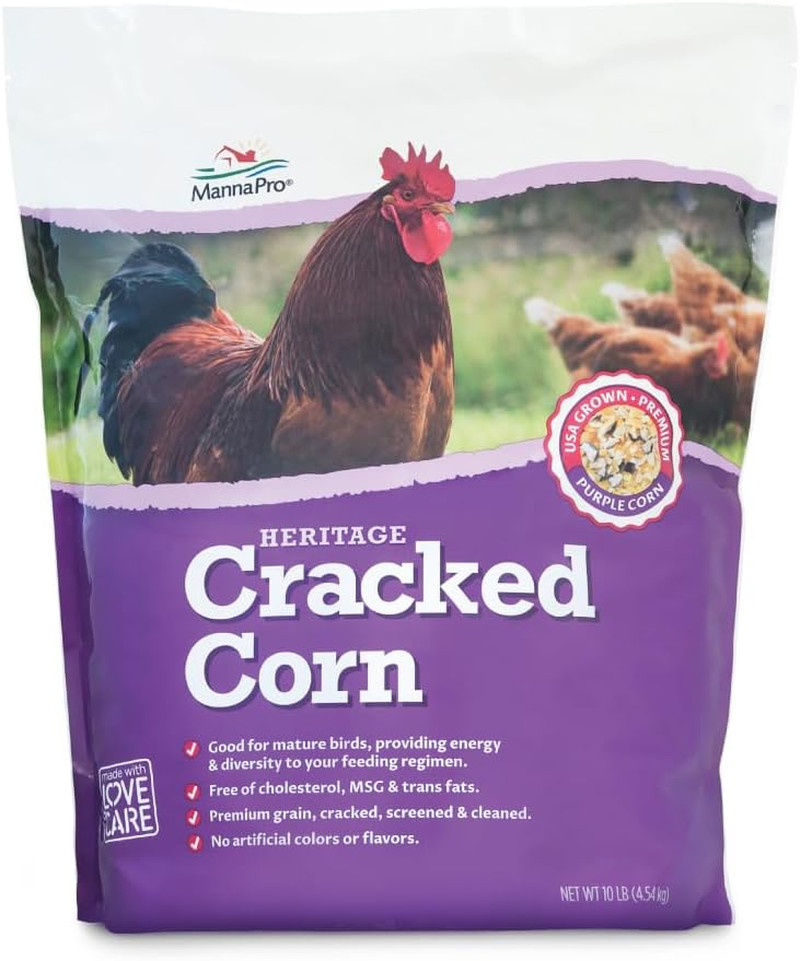 Manna Pro Cracked Corn W/Purple Corn 10Lb