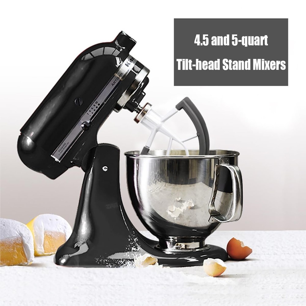 Flex Edge Beater for KitchenAid,Mixer Attachement Compatible With KitchenAid,...
