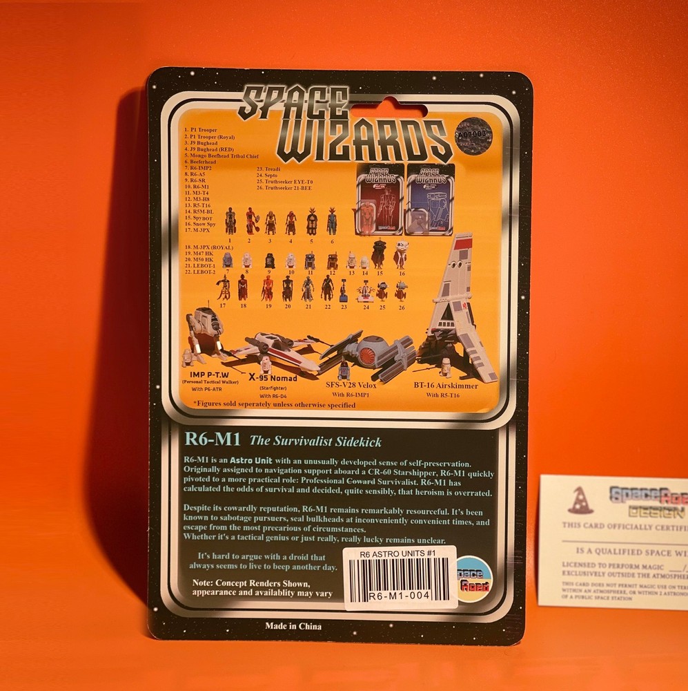 Cardback Editions | Space Wizards R6 Astro Units #1 Complete Set