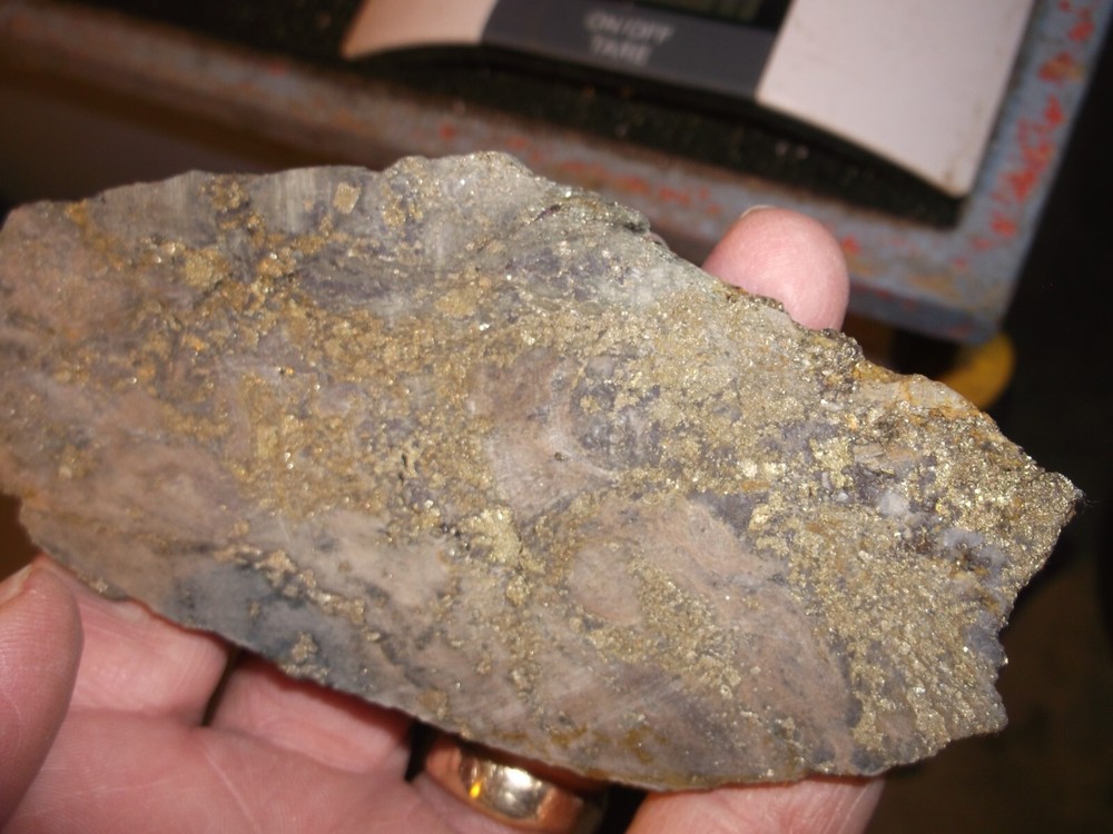 Gold, silver, copper, 110 grams samples ,ore high grade .