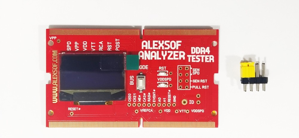 DDR4 LAPTOP RAM VOLTAGE TESTER measuring voltages,POST codes activities