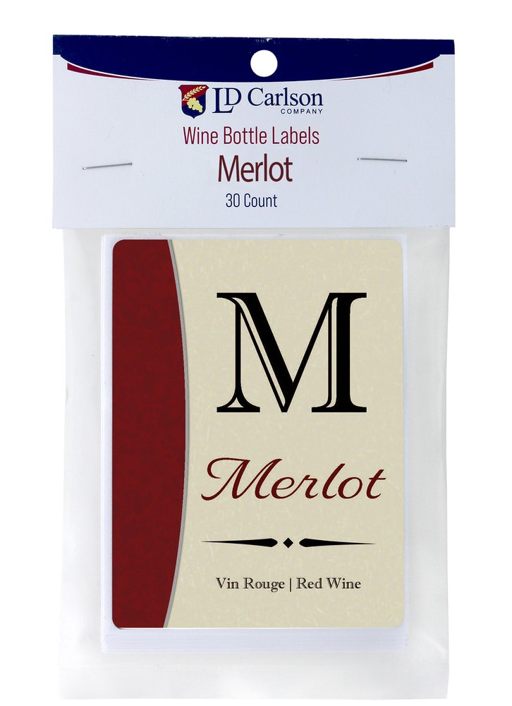 Merlot Wine Labels