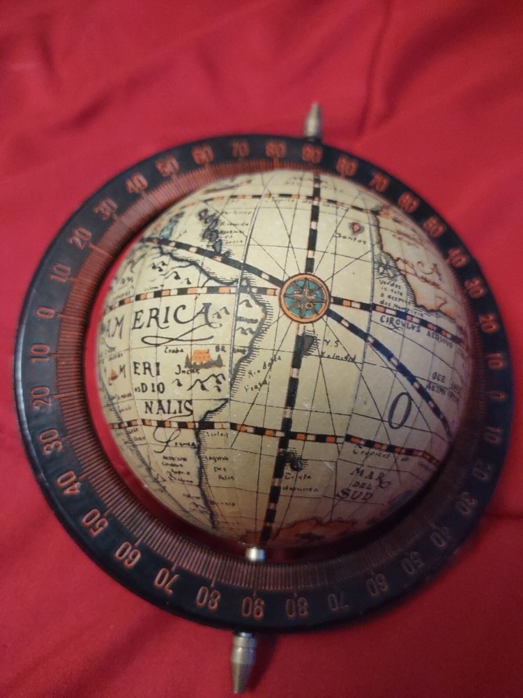 Small Vintage Old World Globe