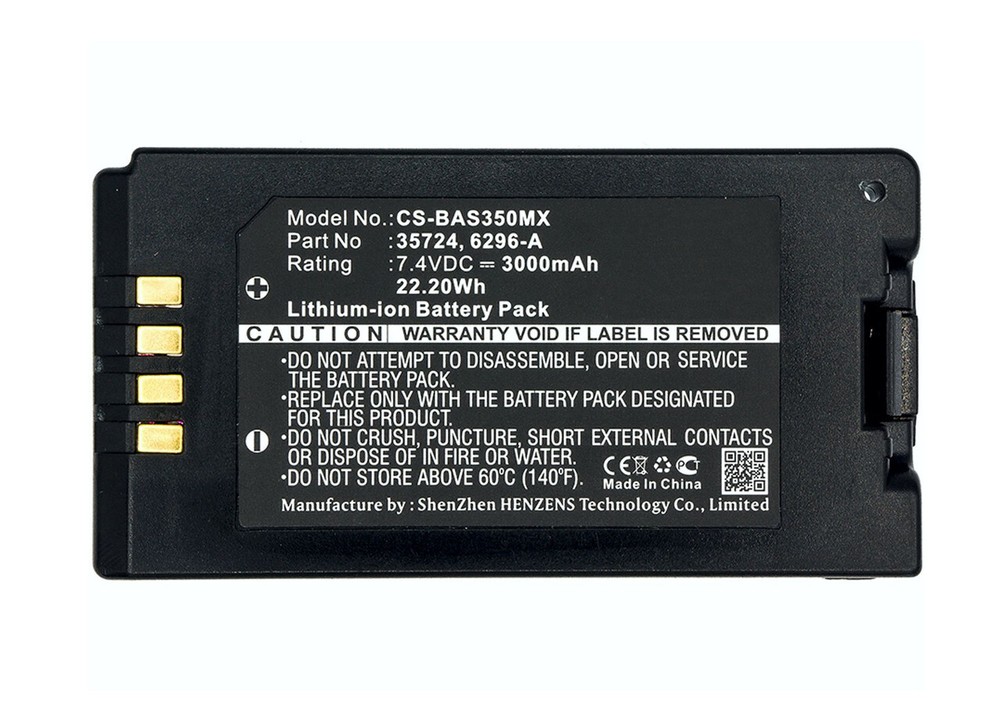 Baxter 35724 6296-A Compatible Battery