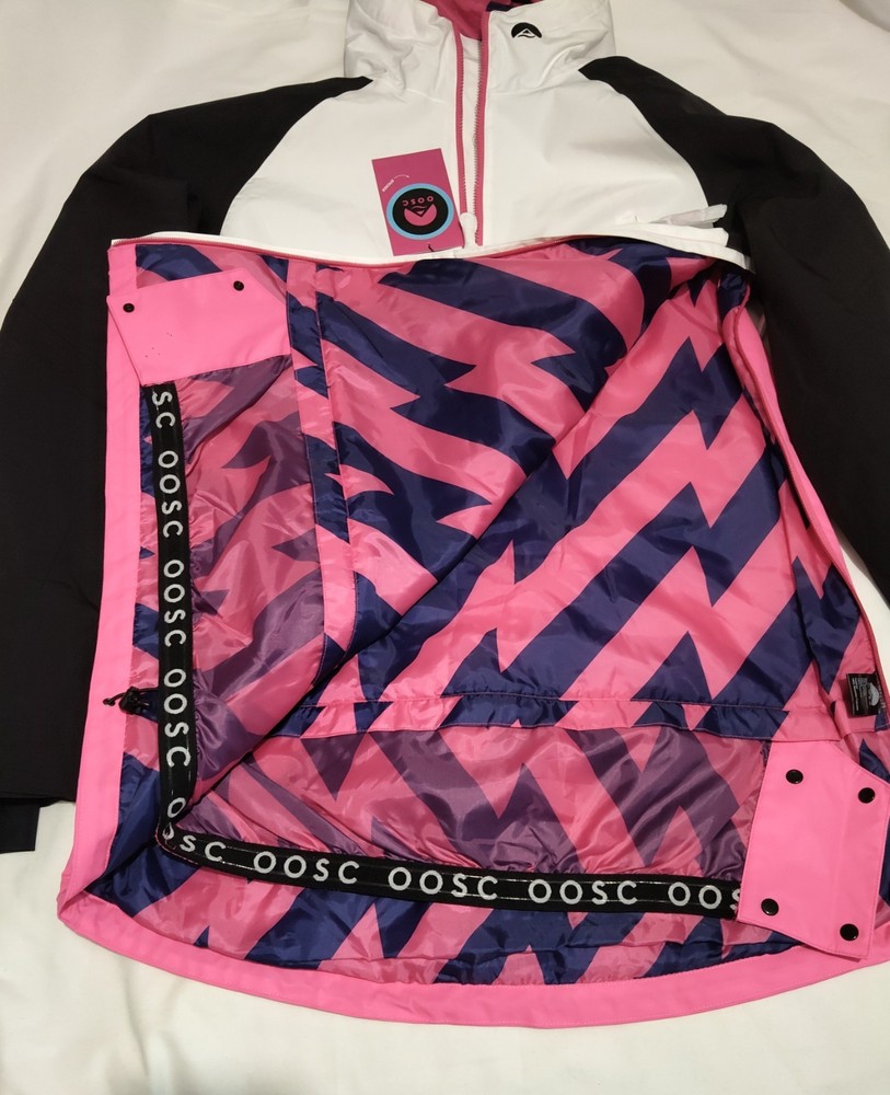 Oosc SP Overhead Ski Parka Pink Size Large