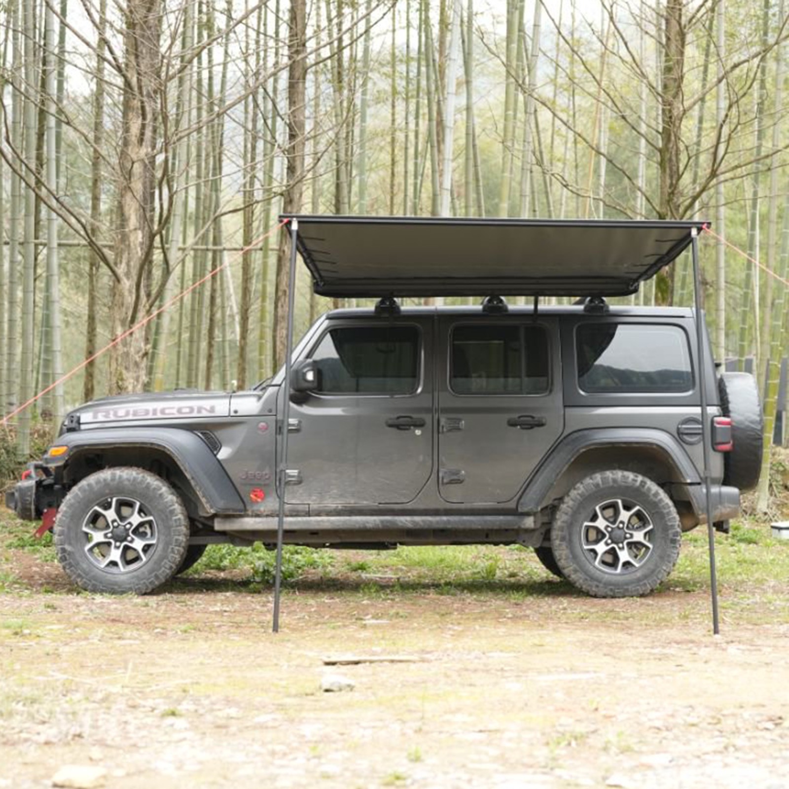 Naturnest 5.2x8.2ft Car Side Awning Waterproof Car Awning Shade Outdoor Camping