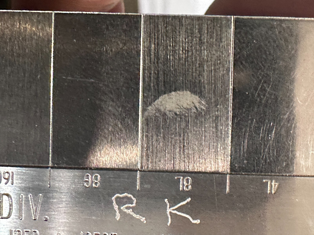 GAR S-22 Microfinish Comparator Plate, Case, Instructions