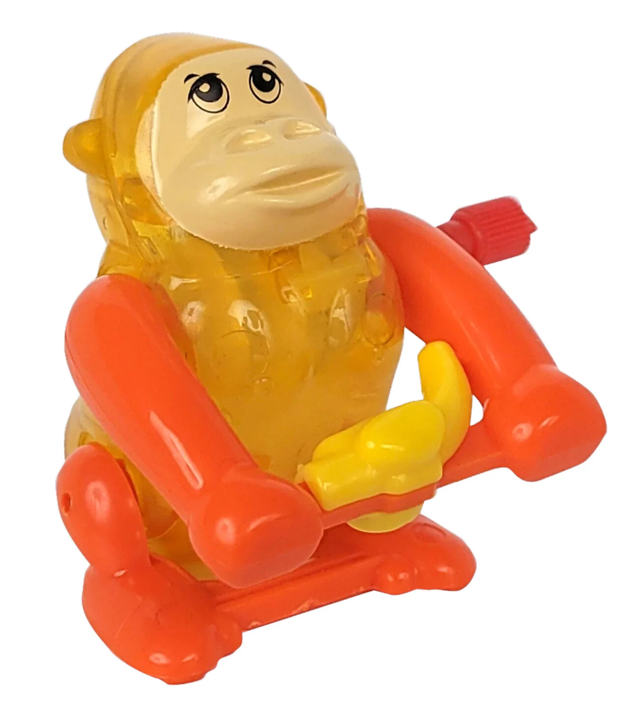 TOMY Gregory GORILLA Z-Wind-Up POP-OVERS Ape Monkey Chimp Banana Back Flip Toy