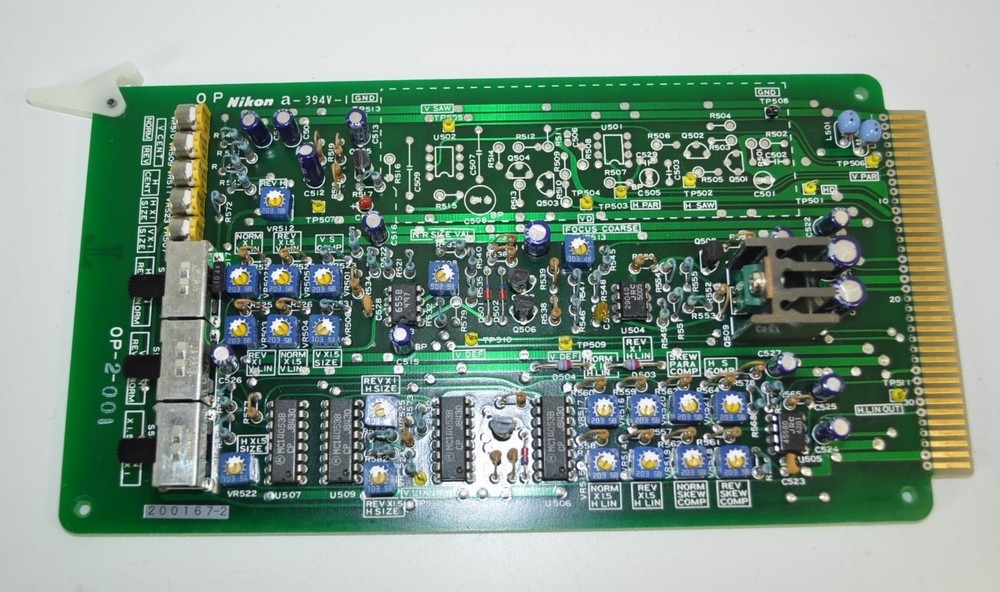 Nikon Microscope Camera Control A-394V-I  Circuit Board Card Model# OP-2-001