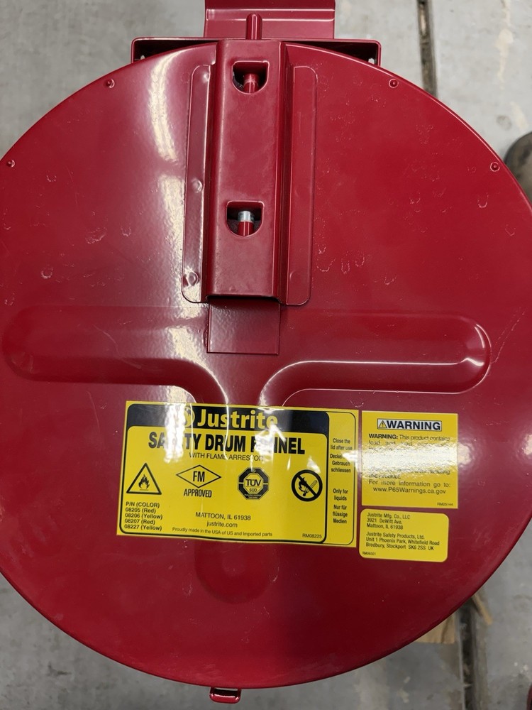 Justrite Safety Funnel w/adapter Lid