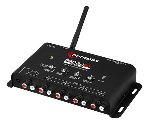 Digital audio processor Taramps Pro 2.4 BT Android Ios Bt Ble 5.4 Wi-fi Wireless