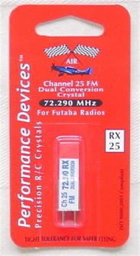 Futaba 72Mhz FM Dual Conversion Receiver Crystal -CH25