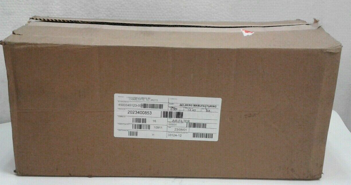 Quincy 2023400853 Replacement Air Filter OEM Equivalent By Solberg Manufacturing