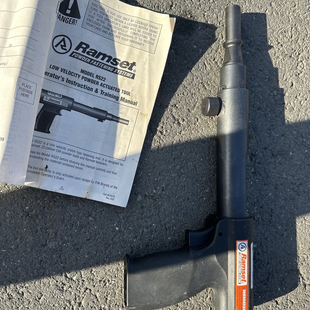 RAMSET RS22 Powder FASTENER SYSTEM- EUC