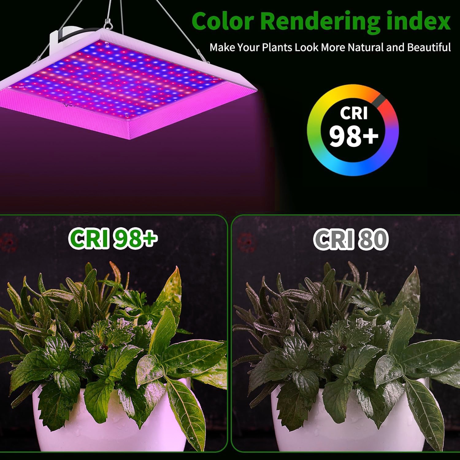 1200W LED Grow Light Hydroponic Full Spectrum Indoor Veg Flower Plants Tent Lamp