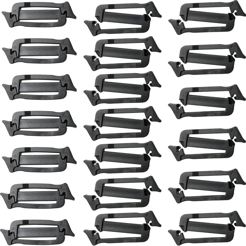 20PCS Webbing Connecting Clip Molle Webbing Connecting Clips Strap Buckle Bac...