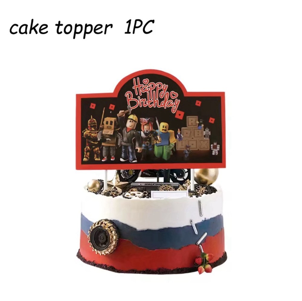 25PC Roblox Cake & Cupcake Decorating Kit