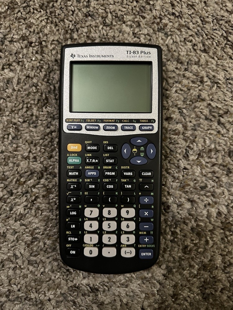 Texas Instruments TI83 Plus Silver Edition Graphing Calculator