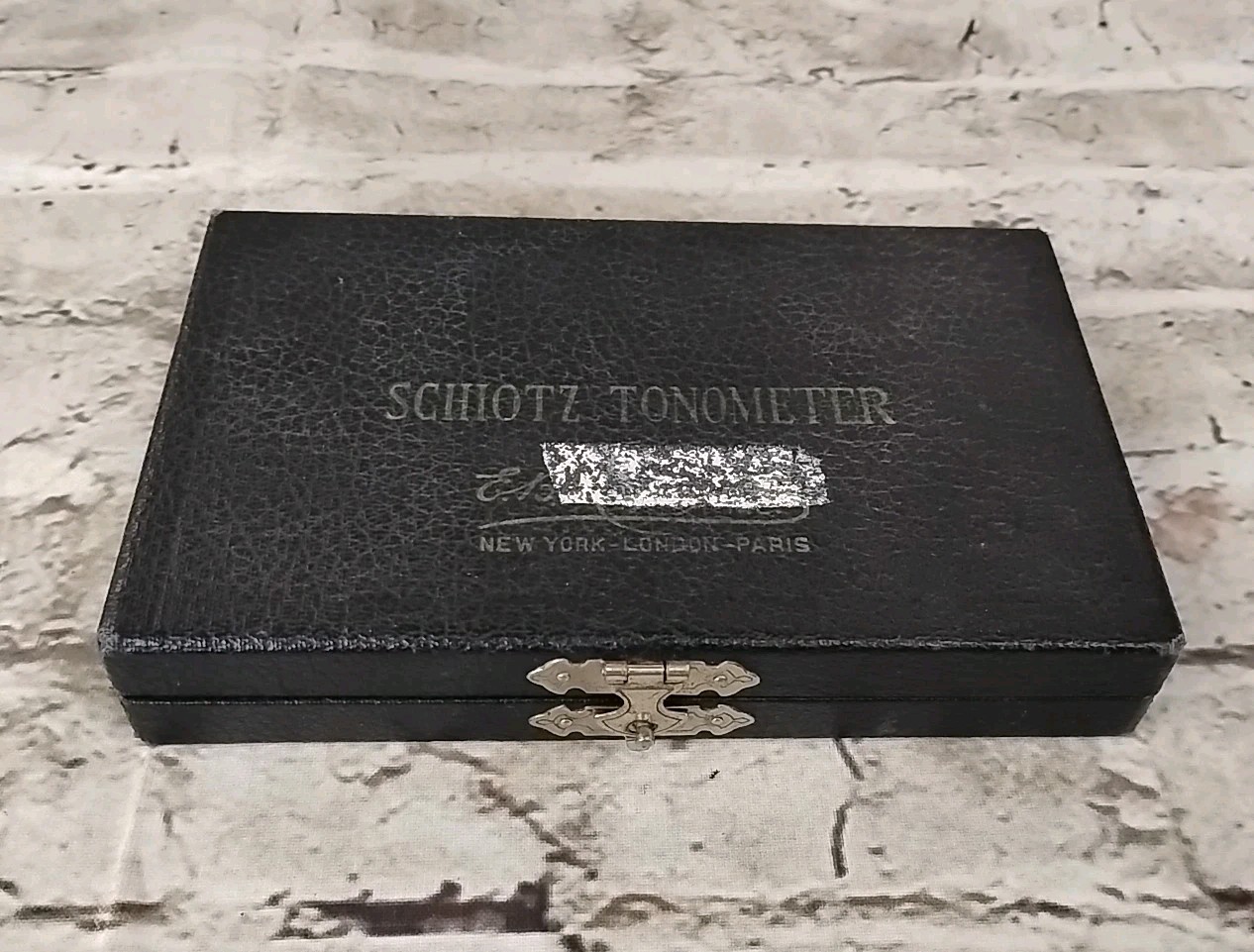 Vintage 1950's Professor Schioetz's Tonometer in Original Case w/Instructions