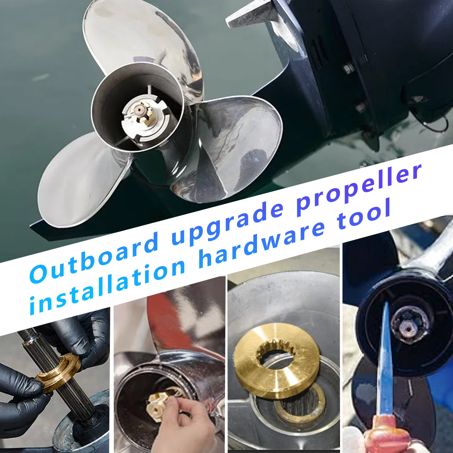 Propeller Installation Hardware Kits for Yamaha Outboard 150-300HP #6E5-45987-01