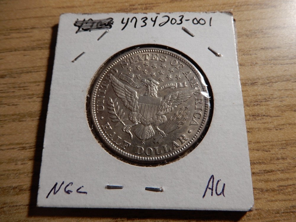 1900 S AU BARBER HALF DOLLAR