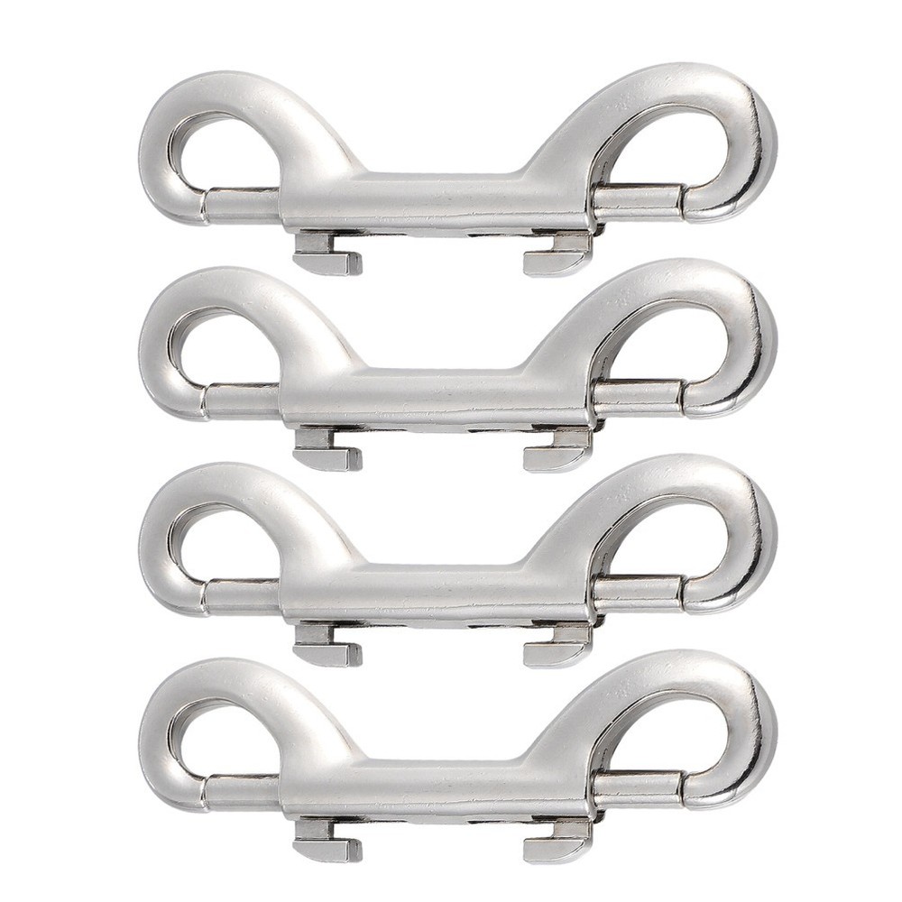 Double Ended Trigger Hook Snap Clips 4 Pcs for Ropes and Chains