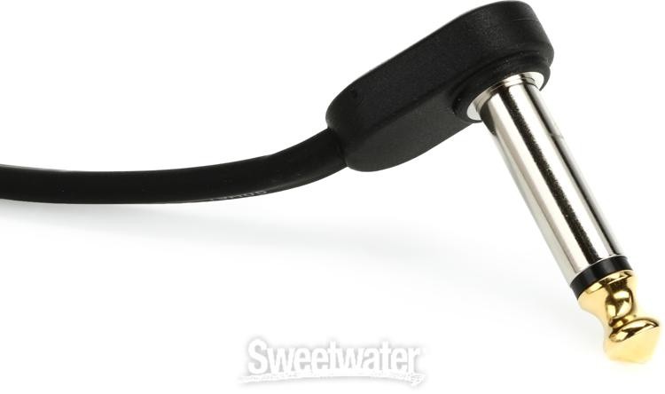 D'Addario Angled Flat Patch Cable - 4" Twin Pack