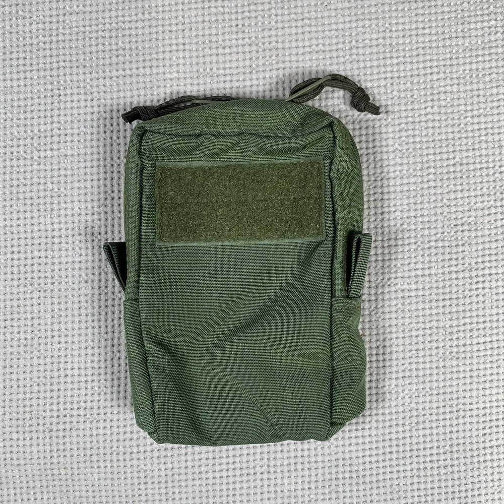 Fireforce Vertical MOLLE Utility Pouch Admin GP Holds 4 Mags USA - Camo Green