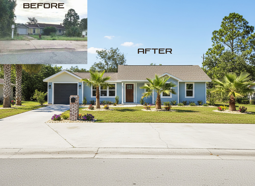 Distressed Property Visualization – Before & After Image Packages for Flippers