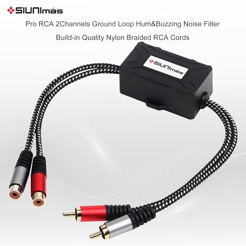 Pro RCA 2 Channels Ground Loop Isolator Hotswap Design with SIM-2CH-RCA01A