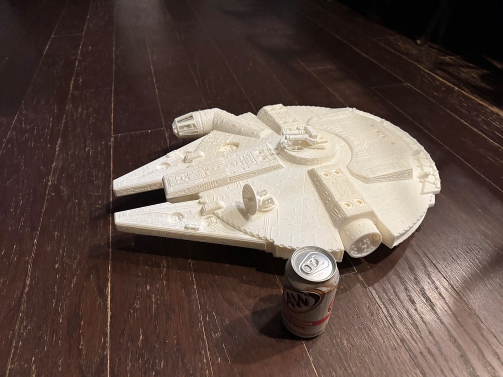 Millennium Falcon model 3D printed 33" x 18" LARGE