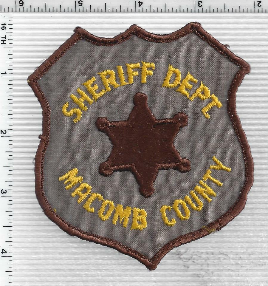Macomb County Sheriff (Michigan) 1st Issue Uniform Take-Off Patch