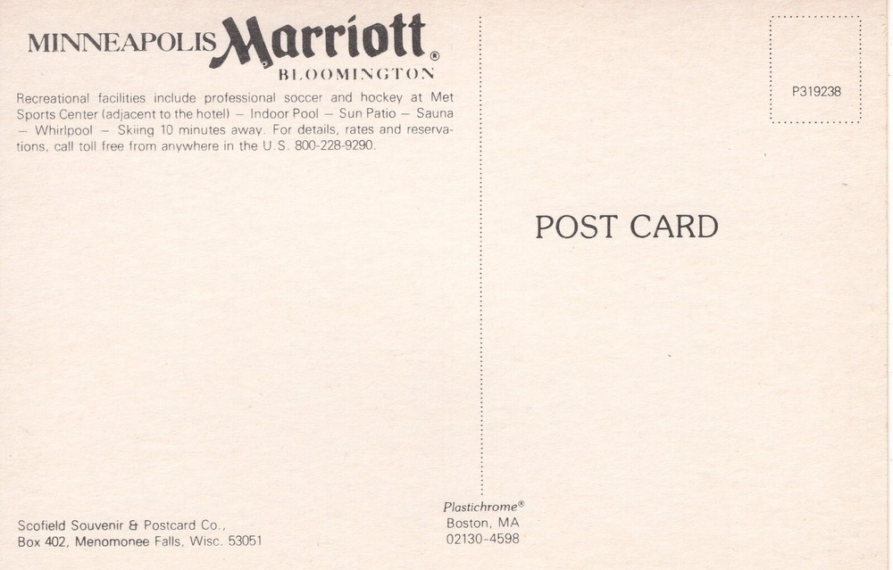 THE MARRIOTT, BLOOMINGTON, MN - PC4930
