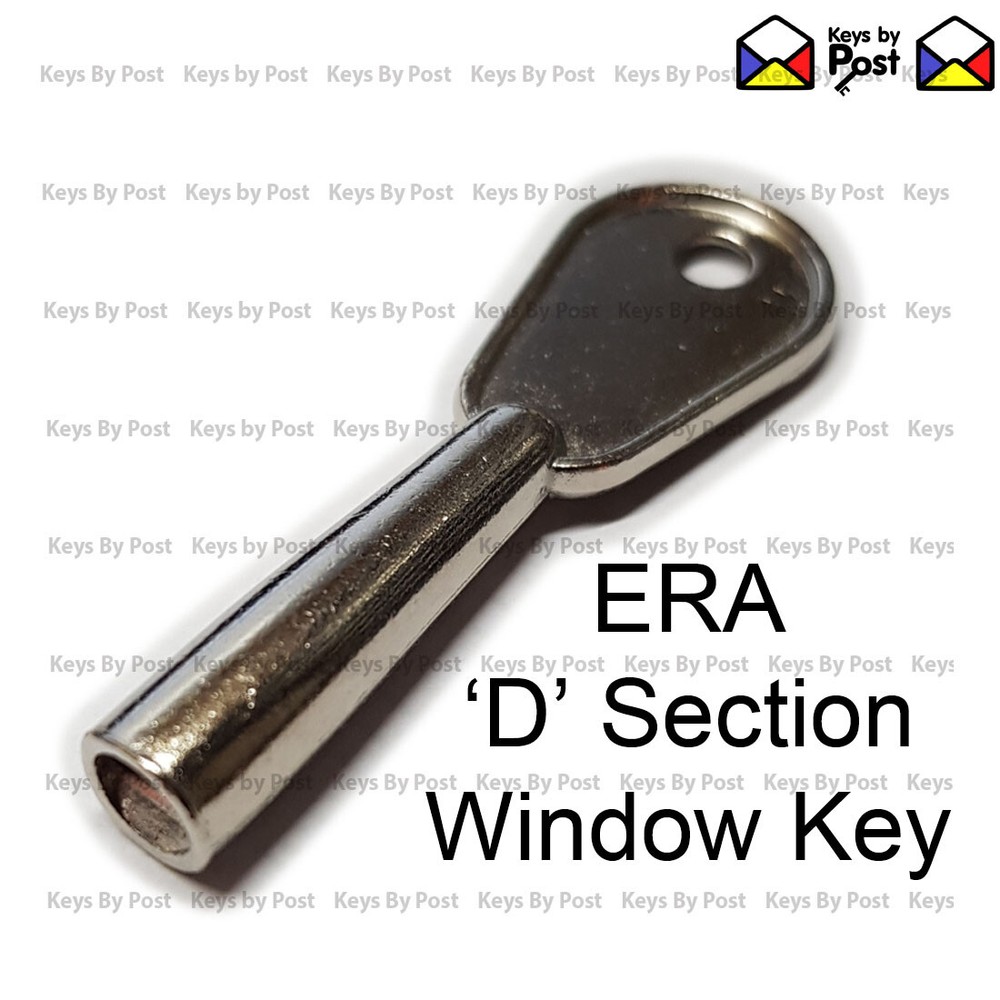 ERA D Section Window Lock Key D Shaped Locking Keys