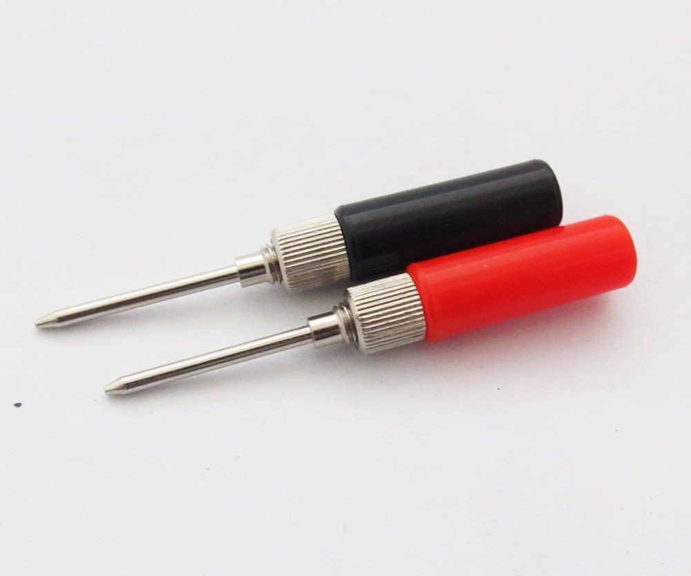 4pcs DIY Multimeter Test Probe without Cable Assemble & No Solder Short Handle