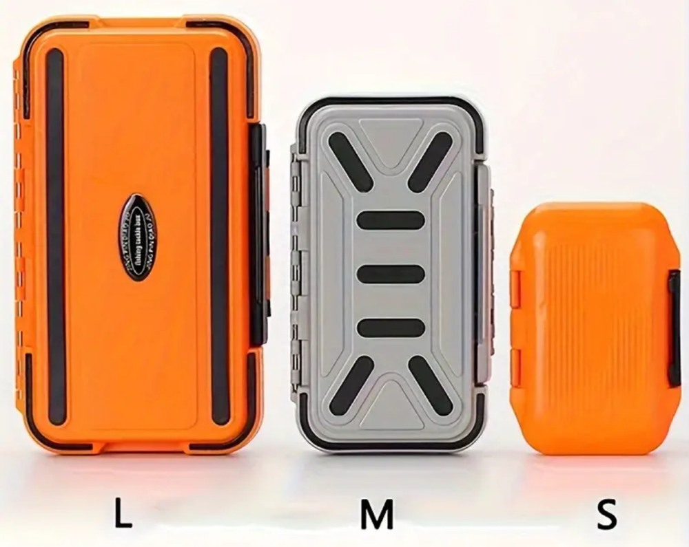 Fishing Tackle Box Lure Waterproof Compartments 2 Layer Storage Hard Case Hook