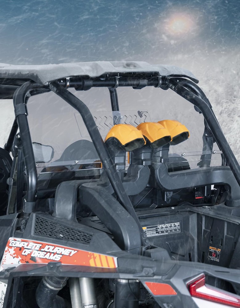 MISSING HARDWARE - KEMIMOTO 2014-23 XP 1000 Clear Windshield with Vented Window