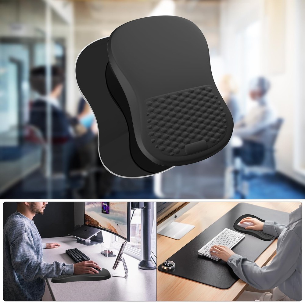 eulps Ergonomic Mouse Pad with Wrist Rest Support, Mousepad with Comfortable ...