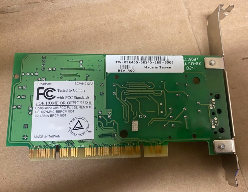 Broadcom 3000-014810 BCM94212 56K Modem PCI