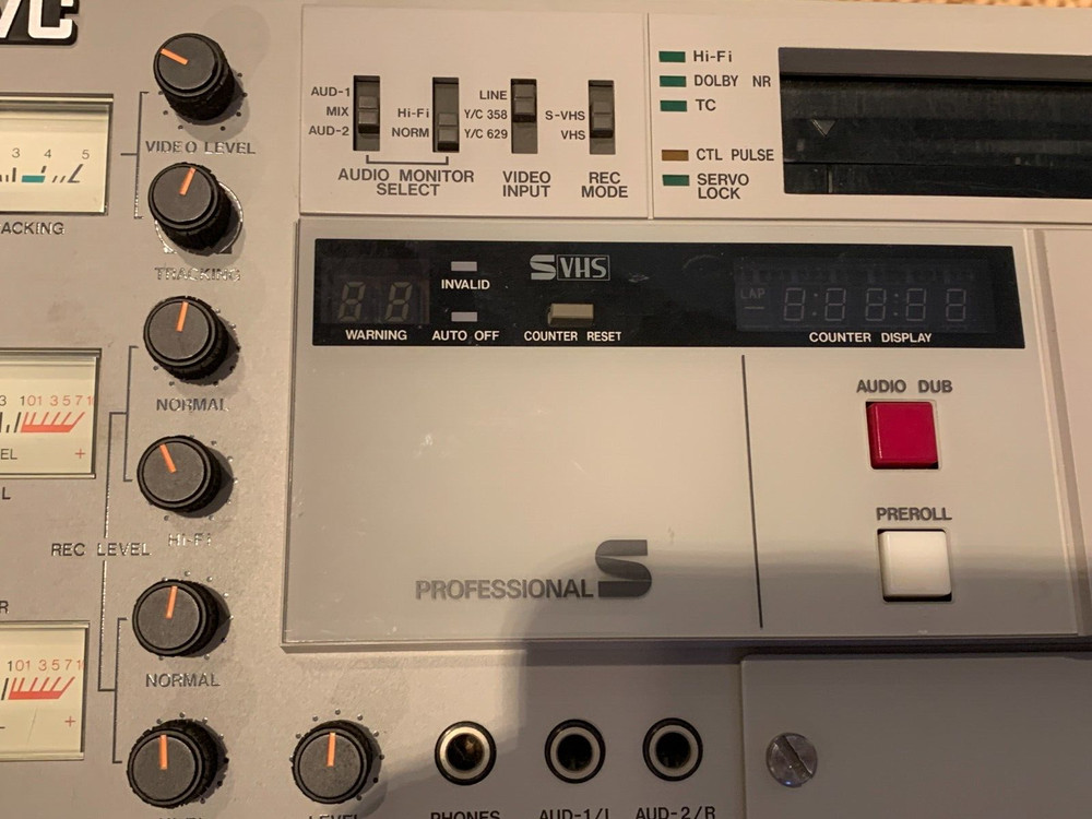 JVC BR-S611U Professional Editing Video Recorder