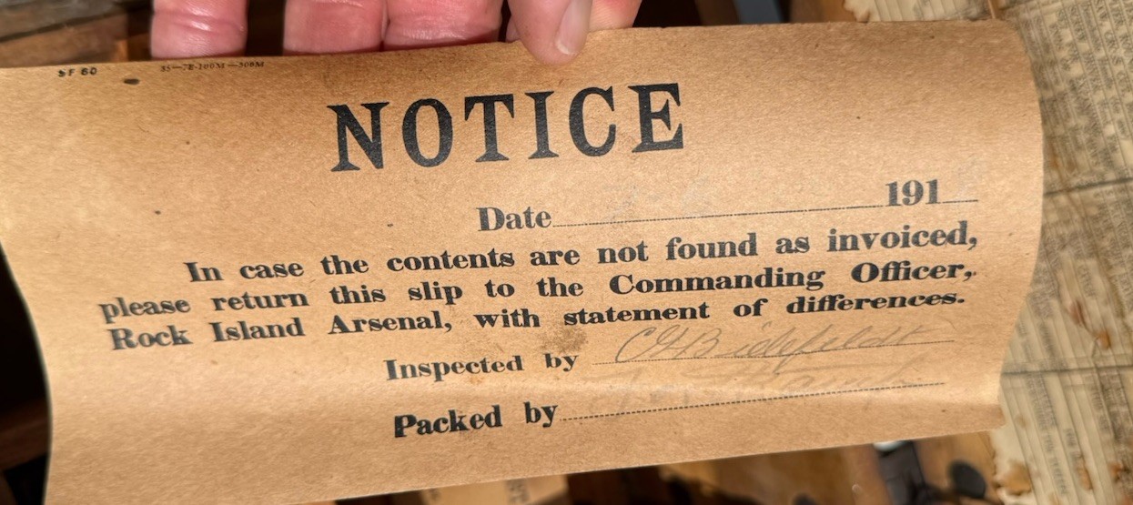 US Army Military Wooden - US M1917/P14 ARMORER REPAIR CHEST