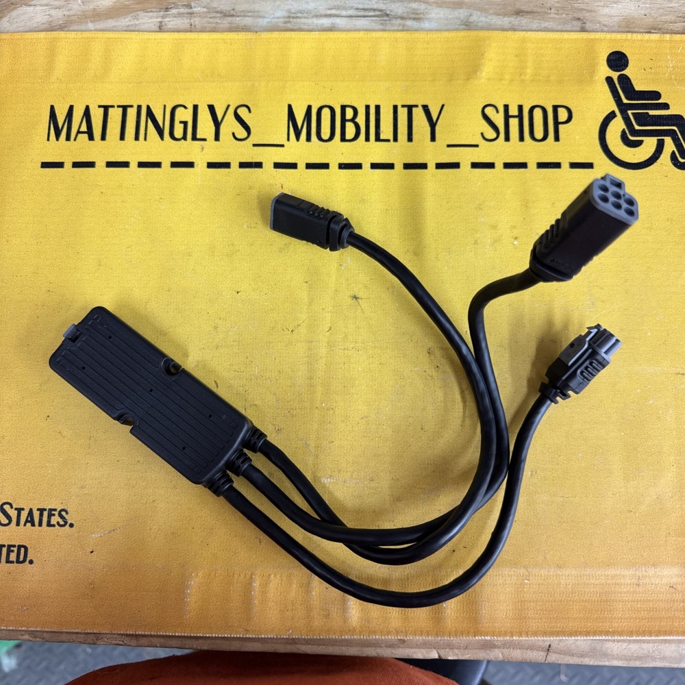 🥇QLogic 3 Base Multiplier Cable Splitter for Quantum Power Wheelchairs *L@@K*