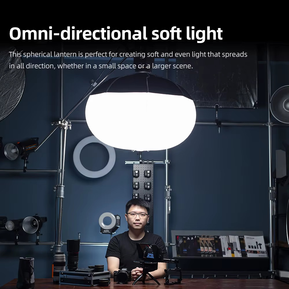 Portable Quick-Install Round Shape Lantern Softbox Light CS-50D 50cm CS-65D 65cm