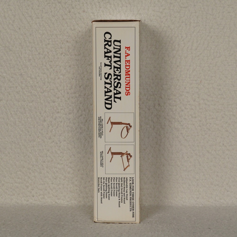 F.A. Edmonds Universal Craft Stand Model 6111 Needlework Hardwood Adjustable