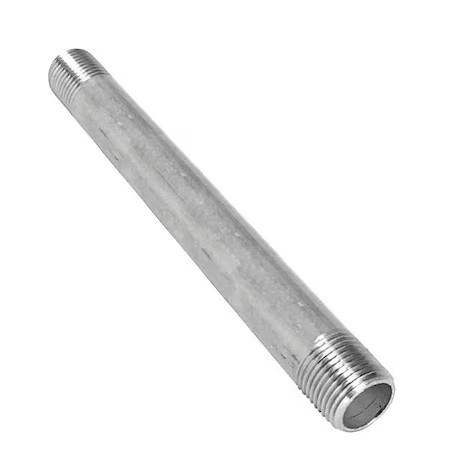 1-1/2" Mnpt X 5 Ft Tbe 304 Stainless Steel Pipe Sch 80, E4bnh21