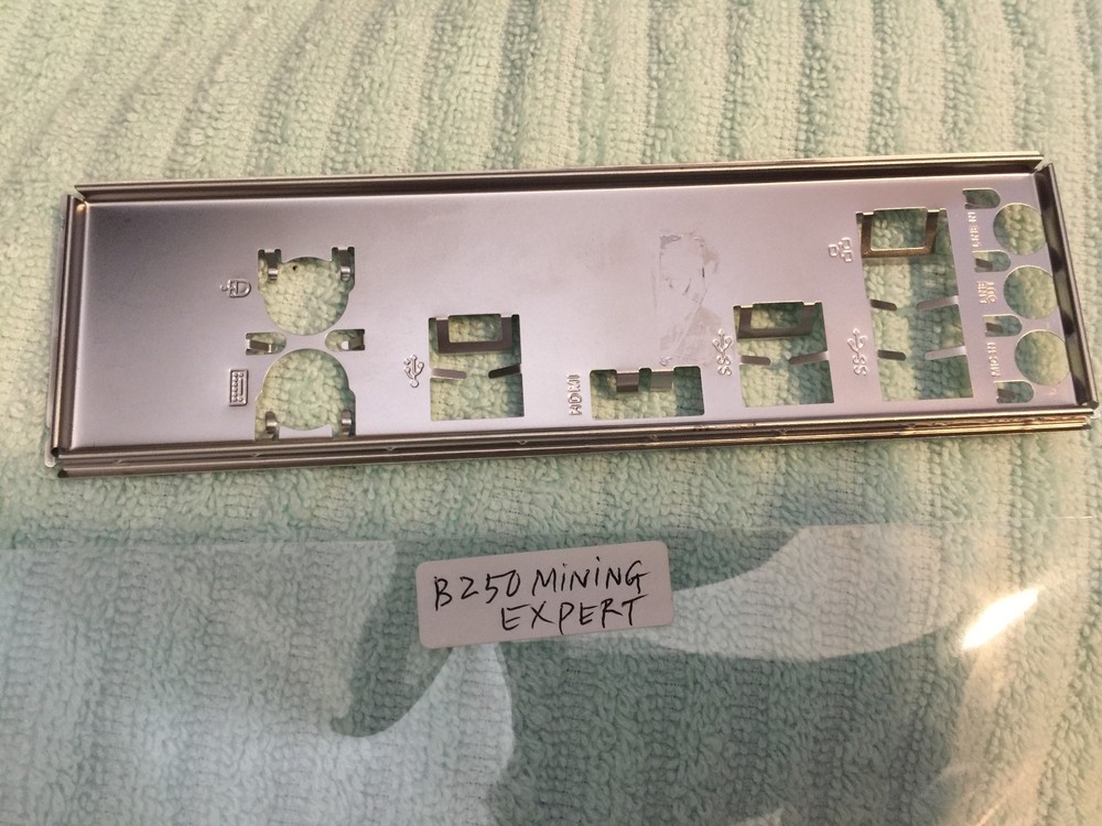 ASUS IO SHIELD FOR ASUS  PRIME B250 MINING EXPERT ,CLASS-A