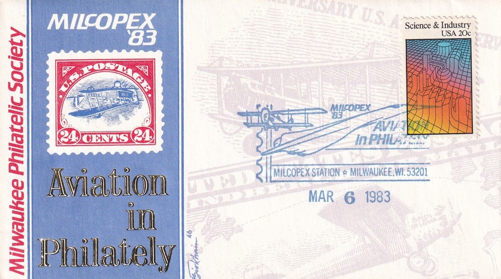 STAMP US SCOTT 2031 "Science & Industry" 20 CENT 1983 FDC - C