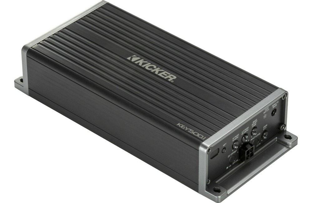 Kicker 47KEY500.1 500 Watt Compact Mono Subwoofer Amplifier