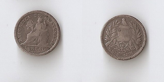Guatemala 1/2 real 1895